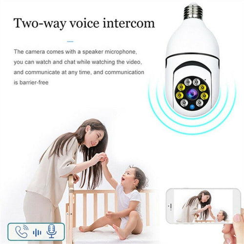 IR E27 Light Bulb Camera 1080P HD Wireless Wifi Smart Home Security