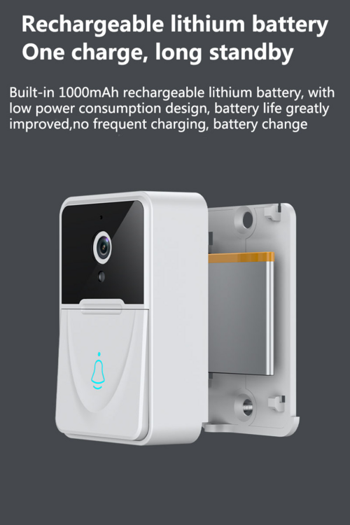 Wireless Security Smart WiFi Doorbell Intercom Video Camera Door Ring